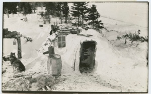 Image of Eskimo [Inuit] house of Isaac Rich